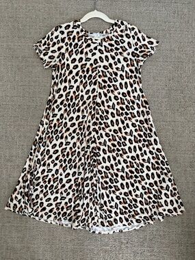 School Dress- Nordstrom Girls' Leopard Swing Dress